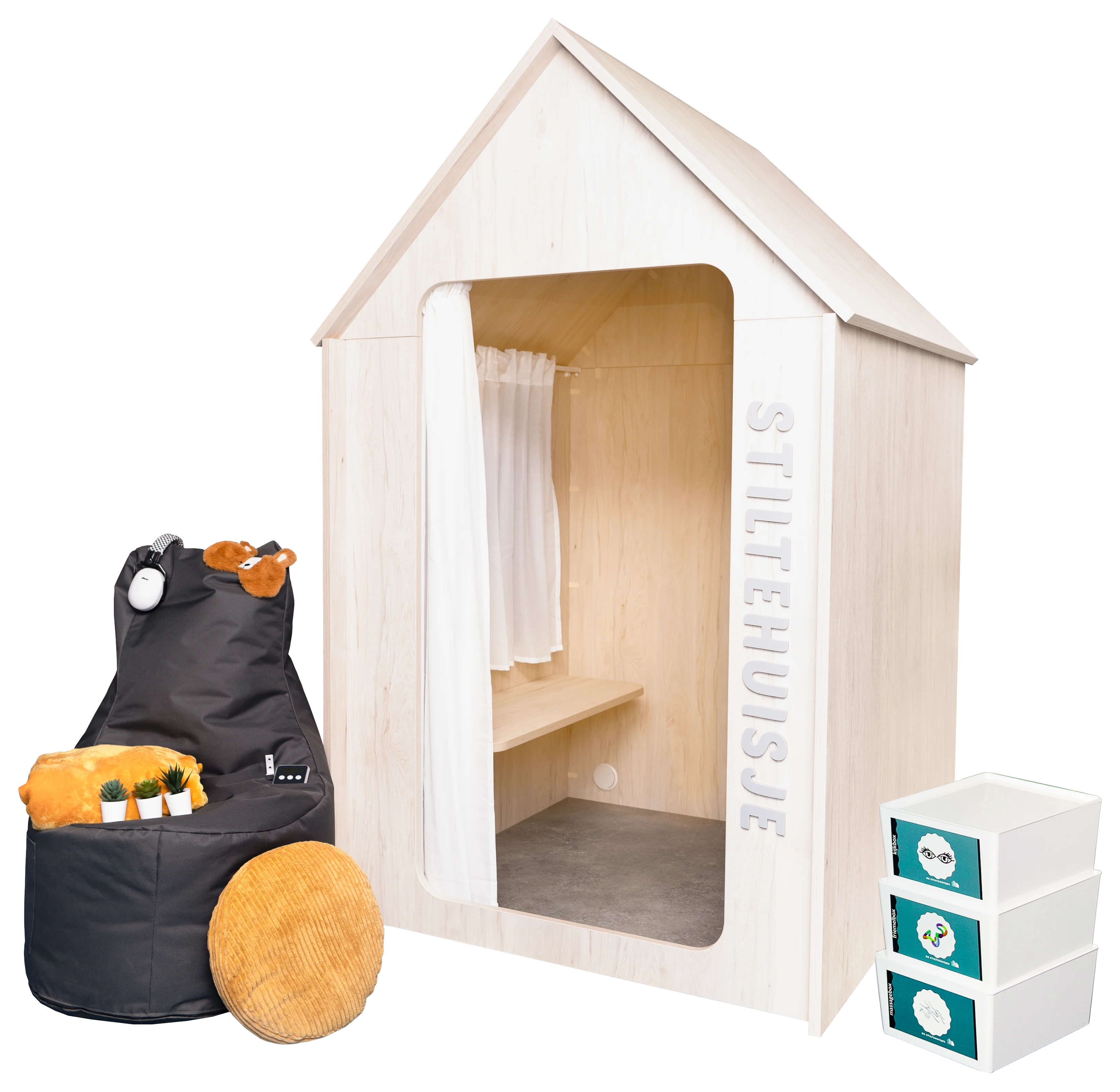 Stiltehuisje 2.0 met Inrichtingspakket en 3 Stilte-activiteiten